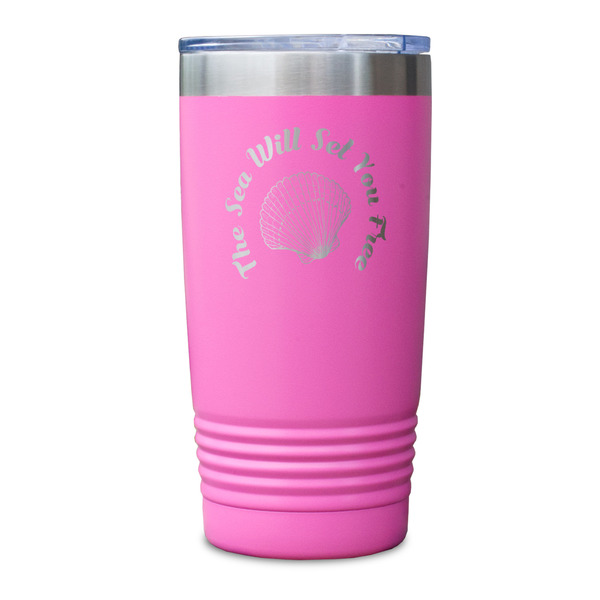 Sea Shells Pink Polar Camel Tumbler - 20oz - Single Sided - Approval