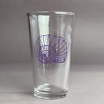 Sea Shells Pint Glass - Full Color Logo (Personalized)