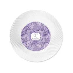 Sea Shells Plastic Party Appetizer & Dessert Plates - 6" (Personalized)