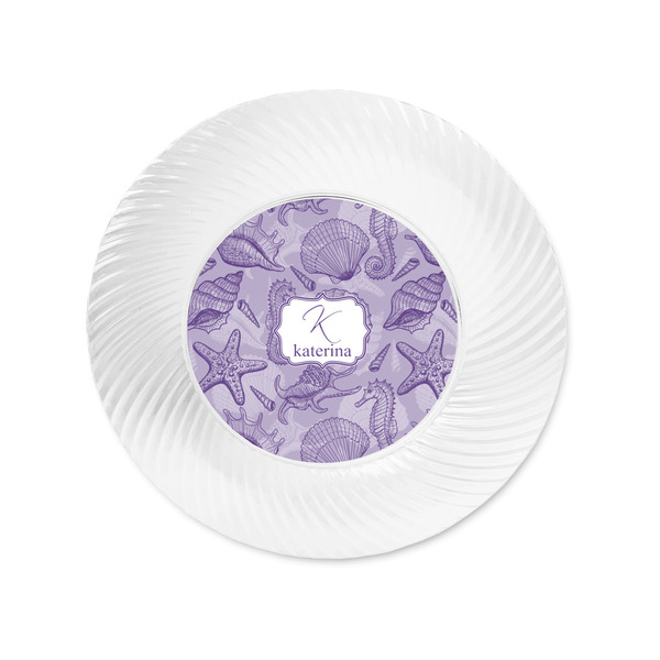 Sea Shells Plastic Party Appetizer & Dessert Plates - Approval