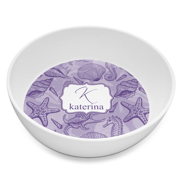 Custom Sea Shells Melamine Bowl - 8 oz (Personalized)