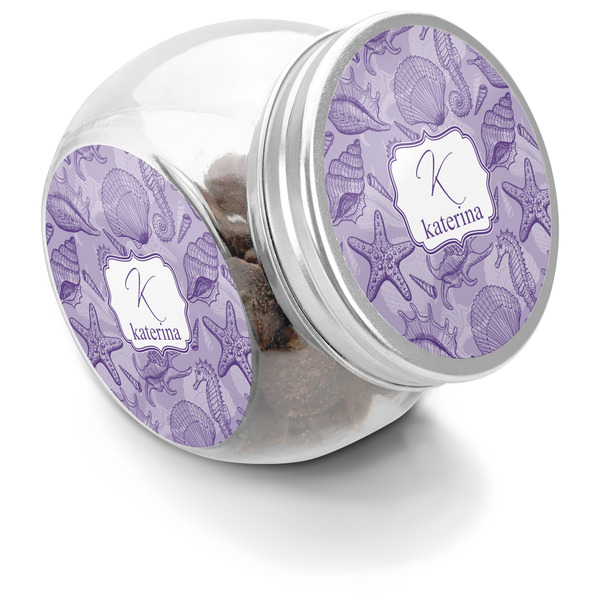 Custom Sea Shells Puppy Treat Jar (Personalized)