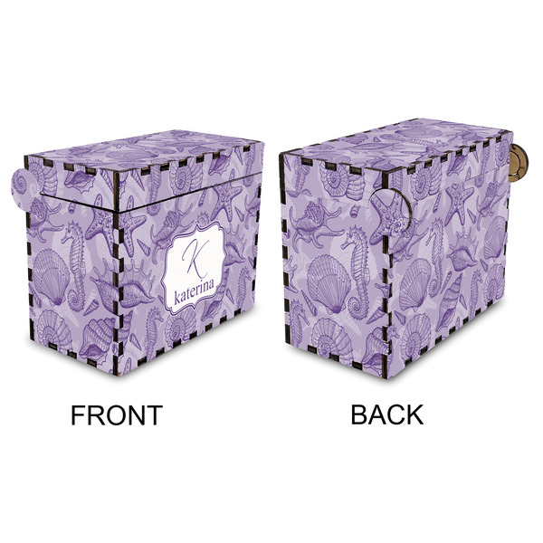 Sea Shells Recipe Box - Full Color - Approval