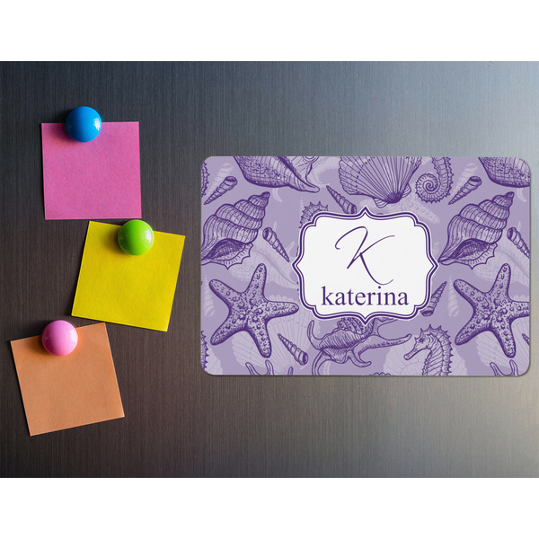 Sea Shells Rectangular Fridge Magnet - LIFESTYLE