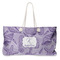 Sea Shells Large Rope Tote Bag - Front View