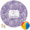 Sea Shells Round Beach Towel (Personalized)