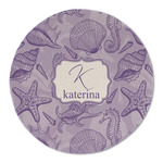 Sea Shells Round Linen Placemat (Personalized)
