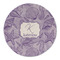 Sea Shells Round Linen Placemats - FRONT (Single Sided)