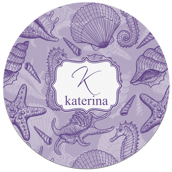 Sea Shells Round Mousepad - APPROVAL