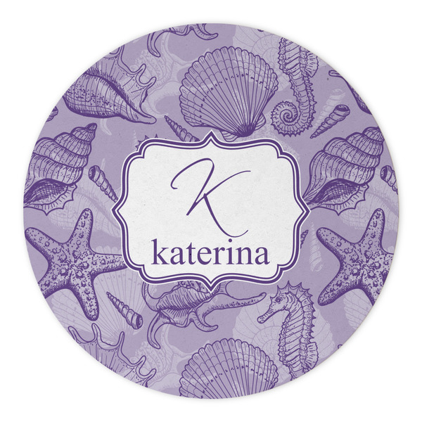 Sea Shells Round Paper Coaster - Approval