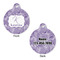 Sea Shells Round Pet Tag - Front & Back