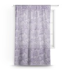 Sea Shells Sheer Curtain - 50"x84"