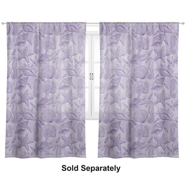 Sea Shells Sheer Curtains