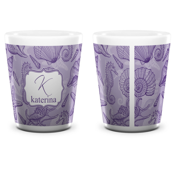 Sea Shells Shot Glass - White - APPROVAL