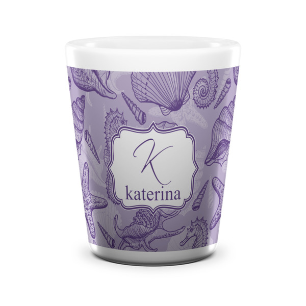 Sea Shells Shot Glass - White - FRONT