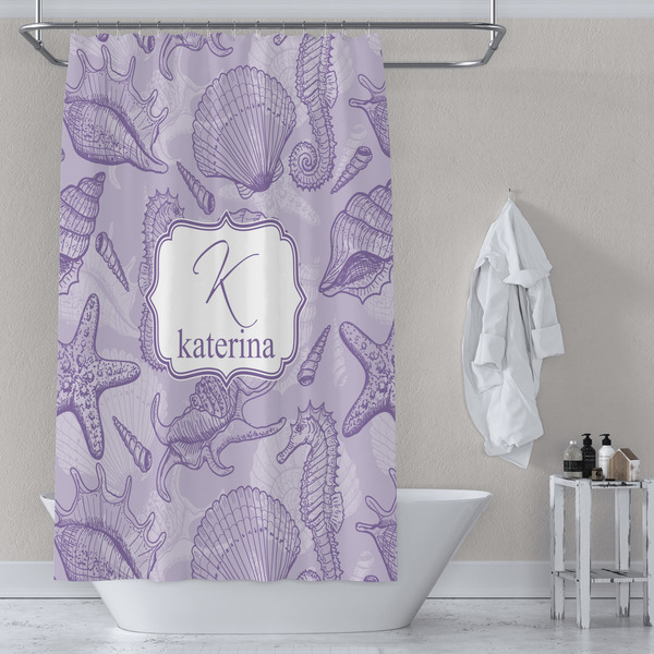 Sea Shells Shower Curtain Lifestyle