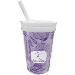 Sea Shells Sippy Cup with Straw (Personalized)