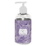 Sea Shells Plastic Soap / Lotion Dispenser (8 oz - Small - White) (Personalized)