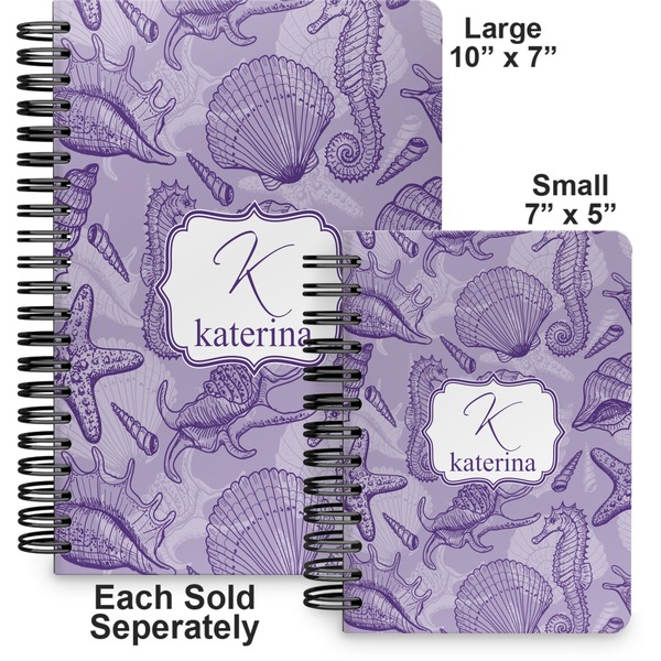 Sea Shells Spiral Journal - Comparison