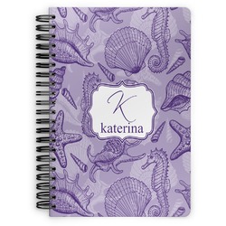 Sea Shells Spiral Notebook (Personalized)