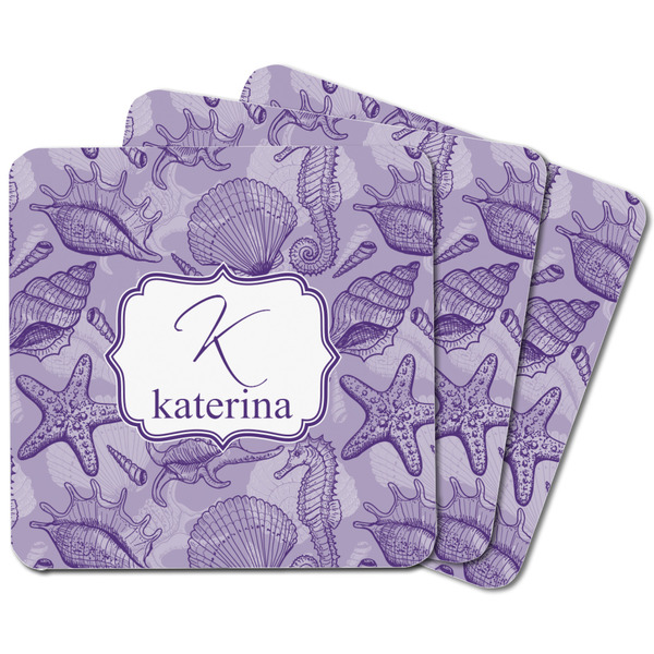 Sea Shells Square Fridge Magnet - MAIN