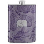 Sea Shells Stainless Steel Flask (Personalized)