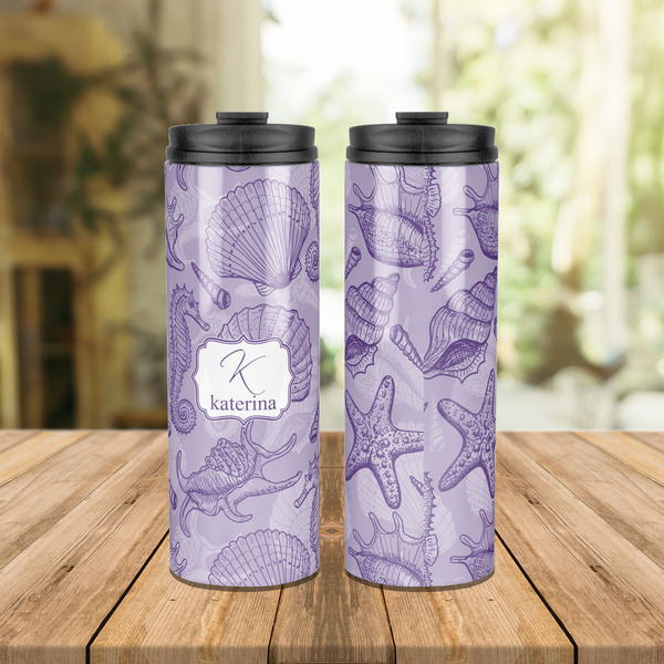 Sea Shells Stainless Steel Tumbler - Lifestyle