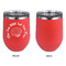 Sea Shells Stainless Wine Tumblers - Coral - Single Sided - Approval