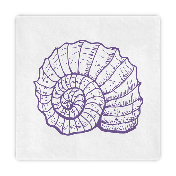Custom Sea Shells Standard Decorative Napkins