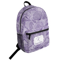 Sea Shells Student Backpack (Personalized)