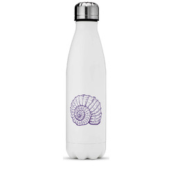 Sea Shells Water Bottle - 17 oz. - Stainless Steel - Full Color Printing (Personalized)
