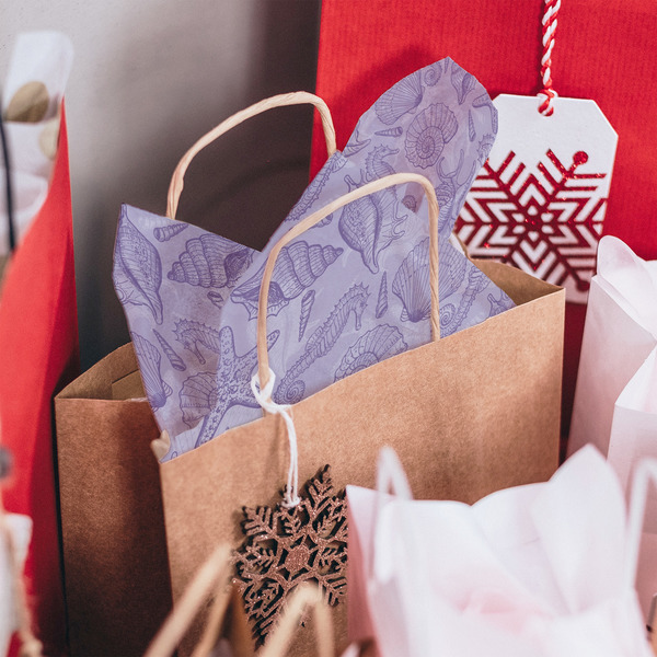 Sea Shells Tissue Paper - In Gift Bag