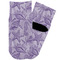 Sea Shells Toddler Ankle Socks - Single Pair - Front and Back