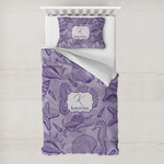 Sea Shells Toddler Bedding w/ Name and Initial