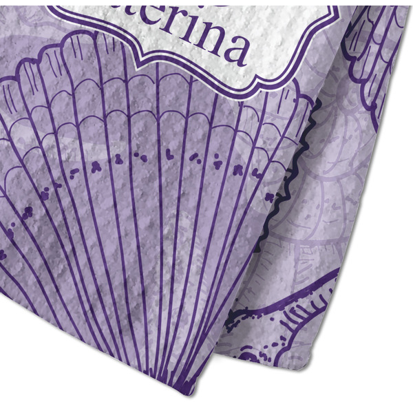 Sea Shells Waffle Weave Towel - Closeup of Material Image