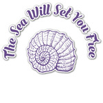 Sea Shells Graphic Decal - Large (Personalized)