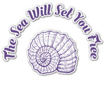 Sea Shells Graphic Decal - Medium (Personalized)