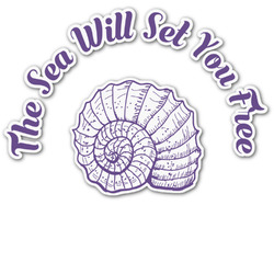 Sea Shells Graphic Decal - Custom Sizes (Personalized)