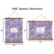 Sea Shells Wall Hanging Tapestries - Parent/Sizing