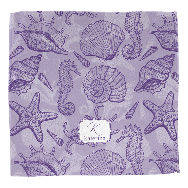 Sea Shells Washcloth - Front - No Soap