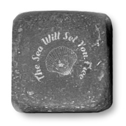 Sea Shells Whiskey Stone Set - Set of 9 (Personalized)