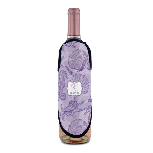 Sea Shells Wine Bottle Apron - IN CONTEXT