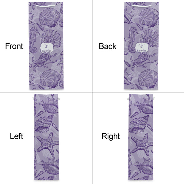 Sea Shells Wine Gift Bag - Gloss - Approval