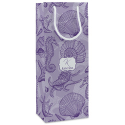 Sea Shells Wine Gift Bags - Gloss (Personalized)