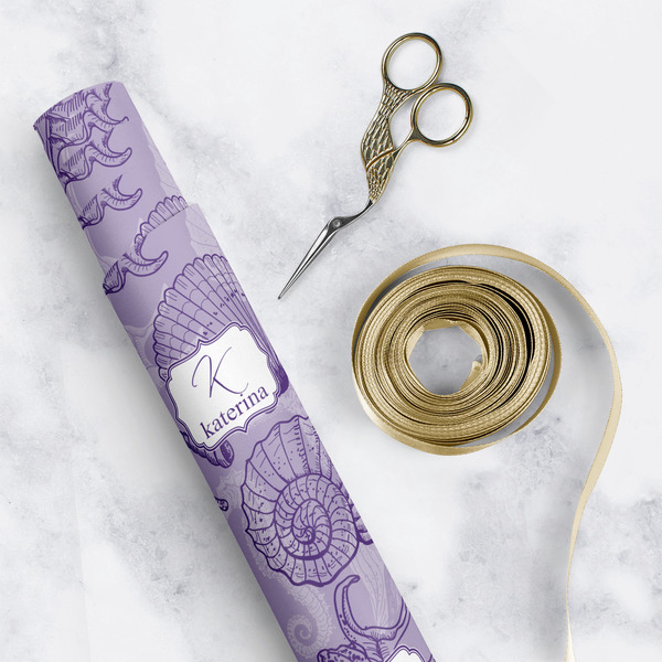Sea Shells Wrapping Paper Rolls - Lifestyle 1