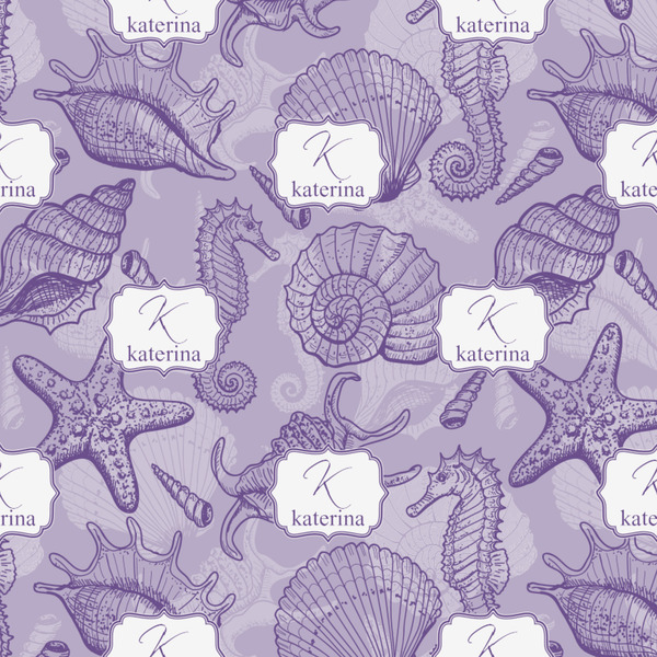 Sea Shells Wrapping Paper Square