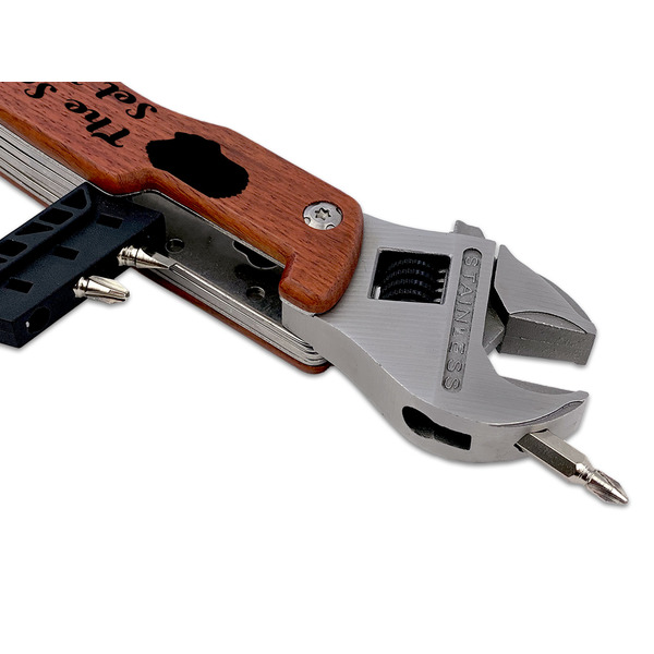 Sea Shells Wrench Multi-tool - DETAIL (back wrench with screw)