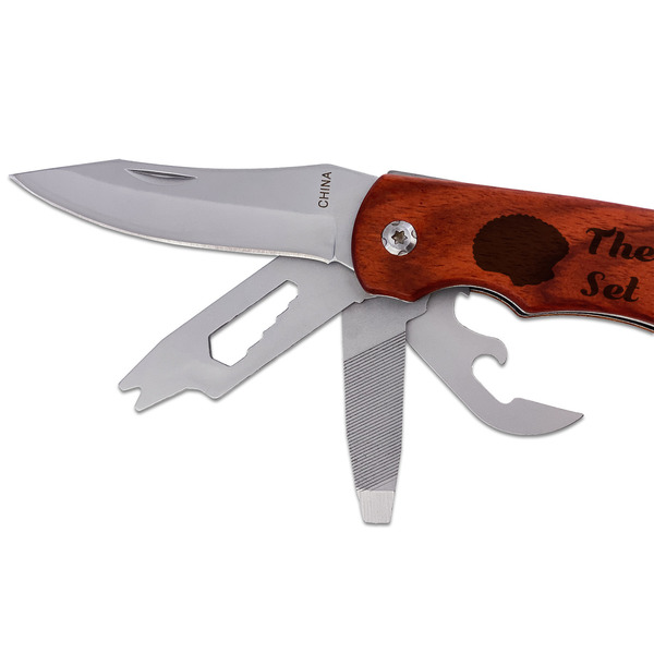 Sea Shells Wrench Multi-tool - DETAIL (knife end)