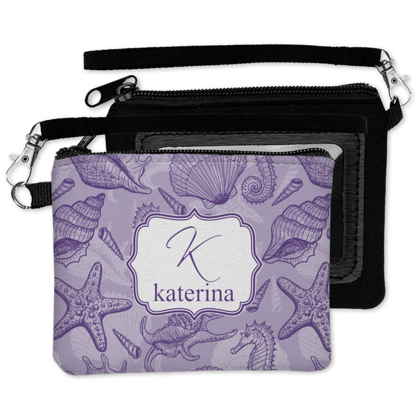 Sea Shells Wristlet ID Cases - MAIN