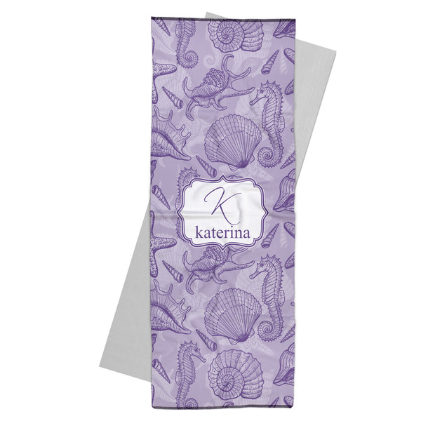 Custom Sea Shells Yoga Mat Towel (Personalized)